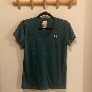 Under armour teal athletic tshirt